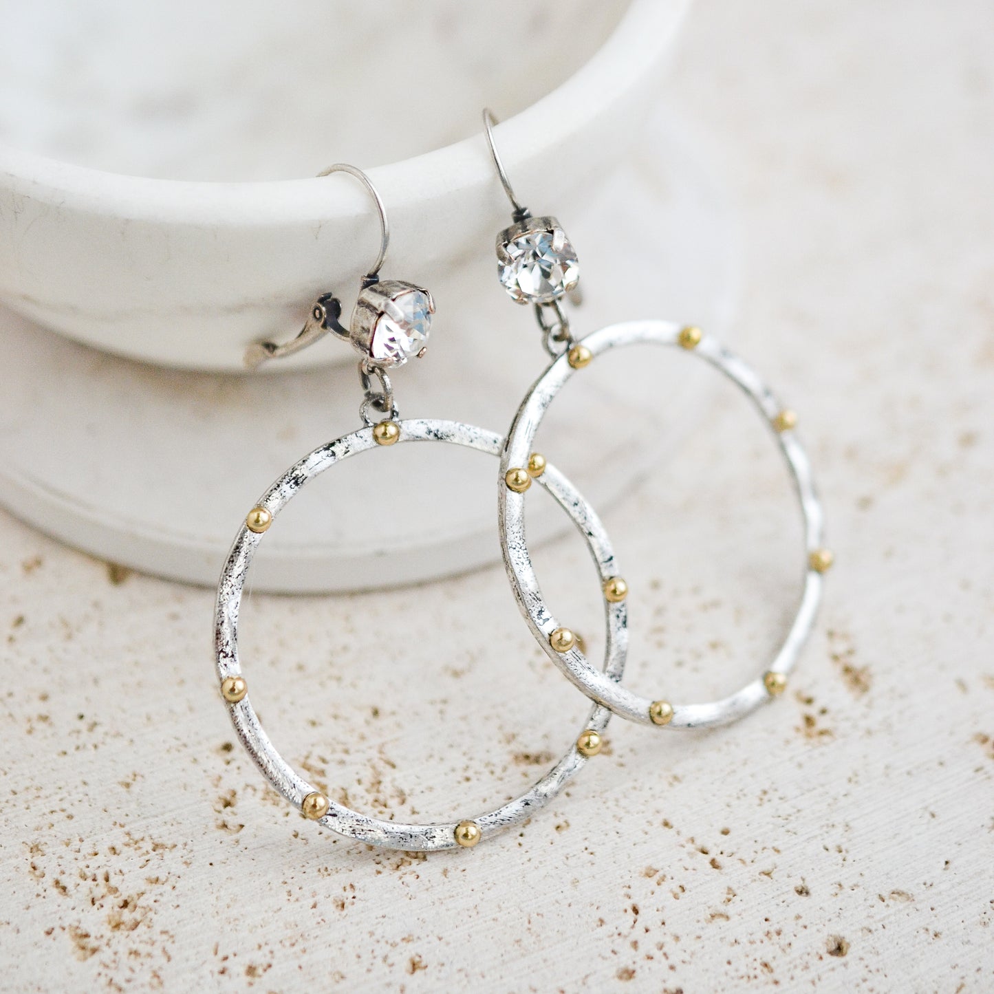 CAMILLA TRI-METAL EARRING