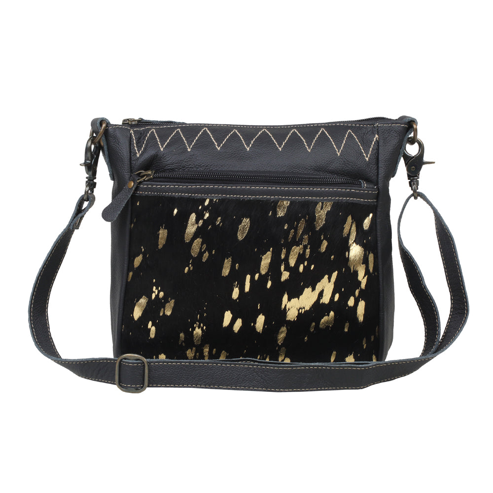 MYRA BAG ZIGGY LEATHER HAIRON