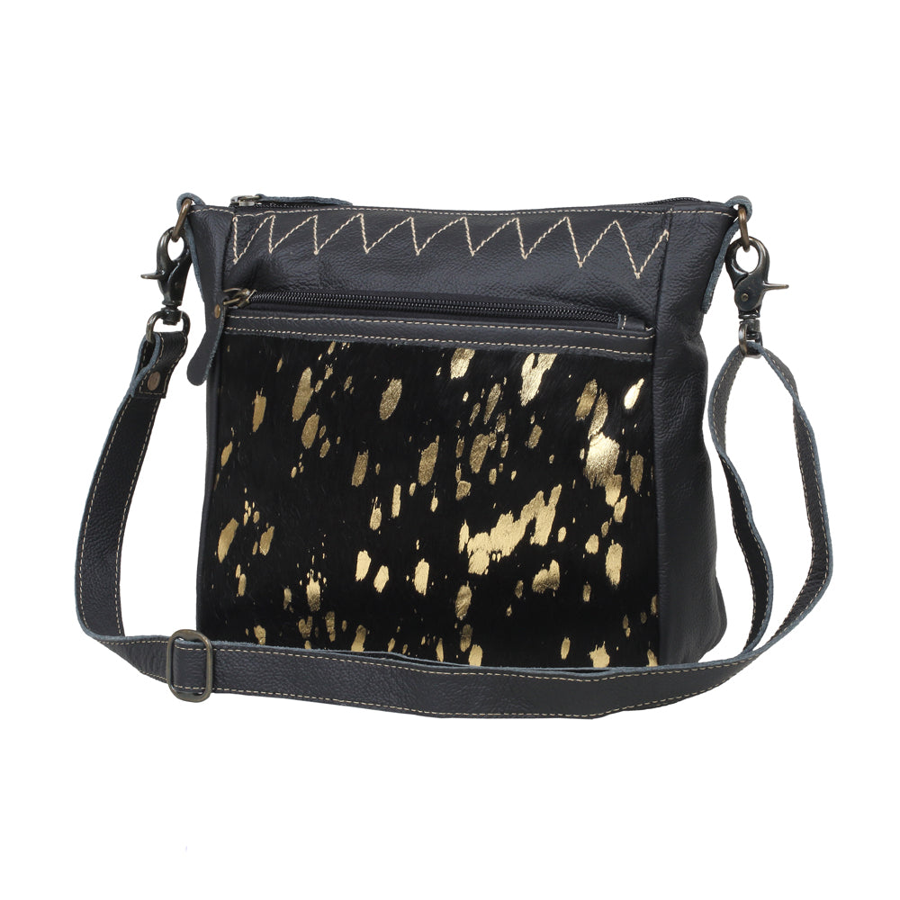 MYRA BAG ZIGGY LEATHER HAIRON
