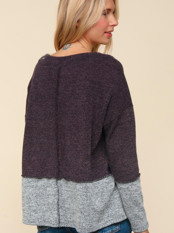 Tyler Two Tone Top