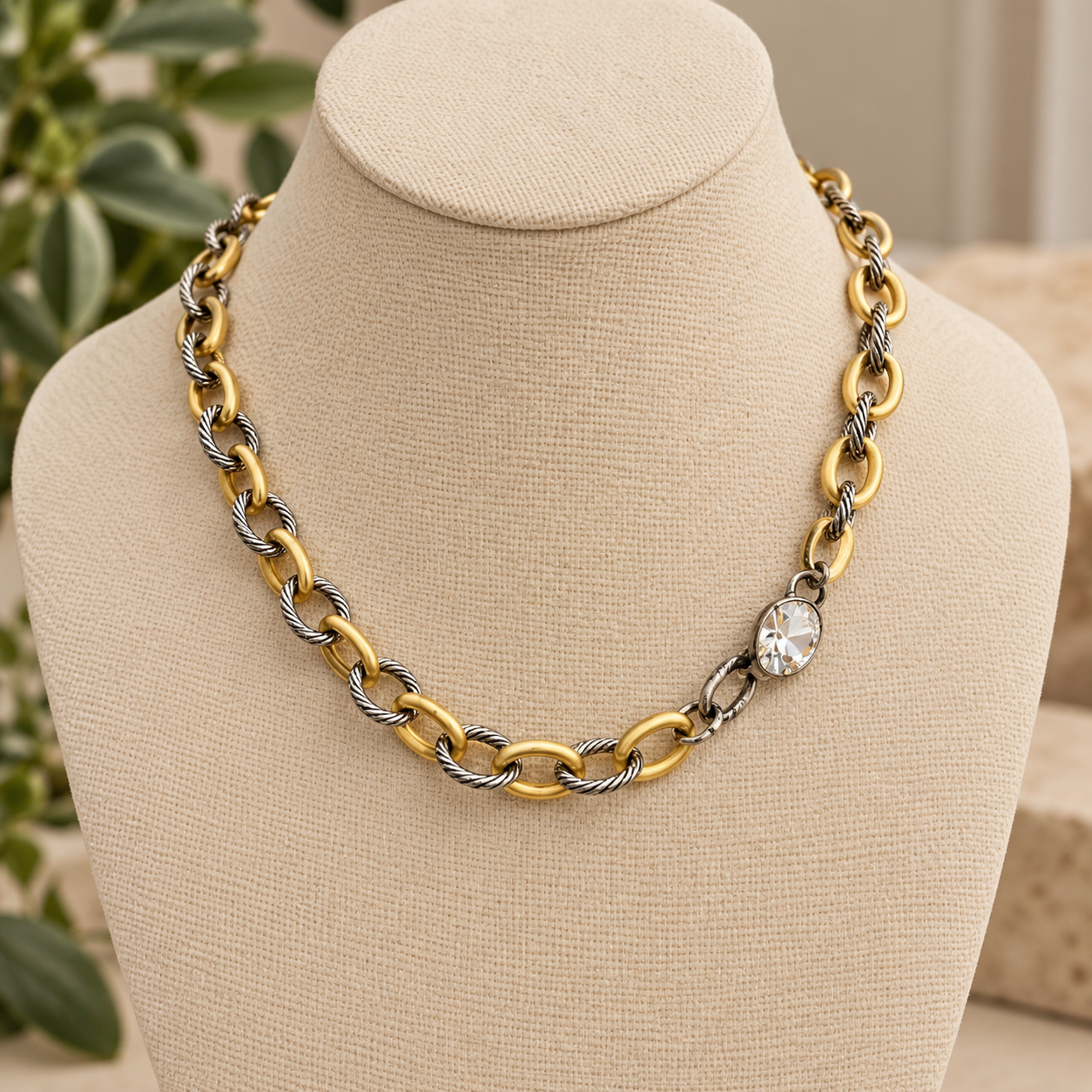 SYMMETRY IS OVERRATED NECKLACE