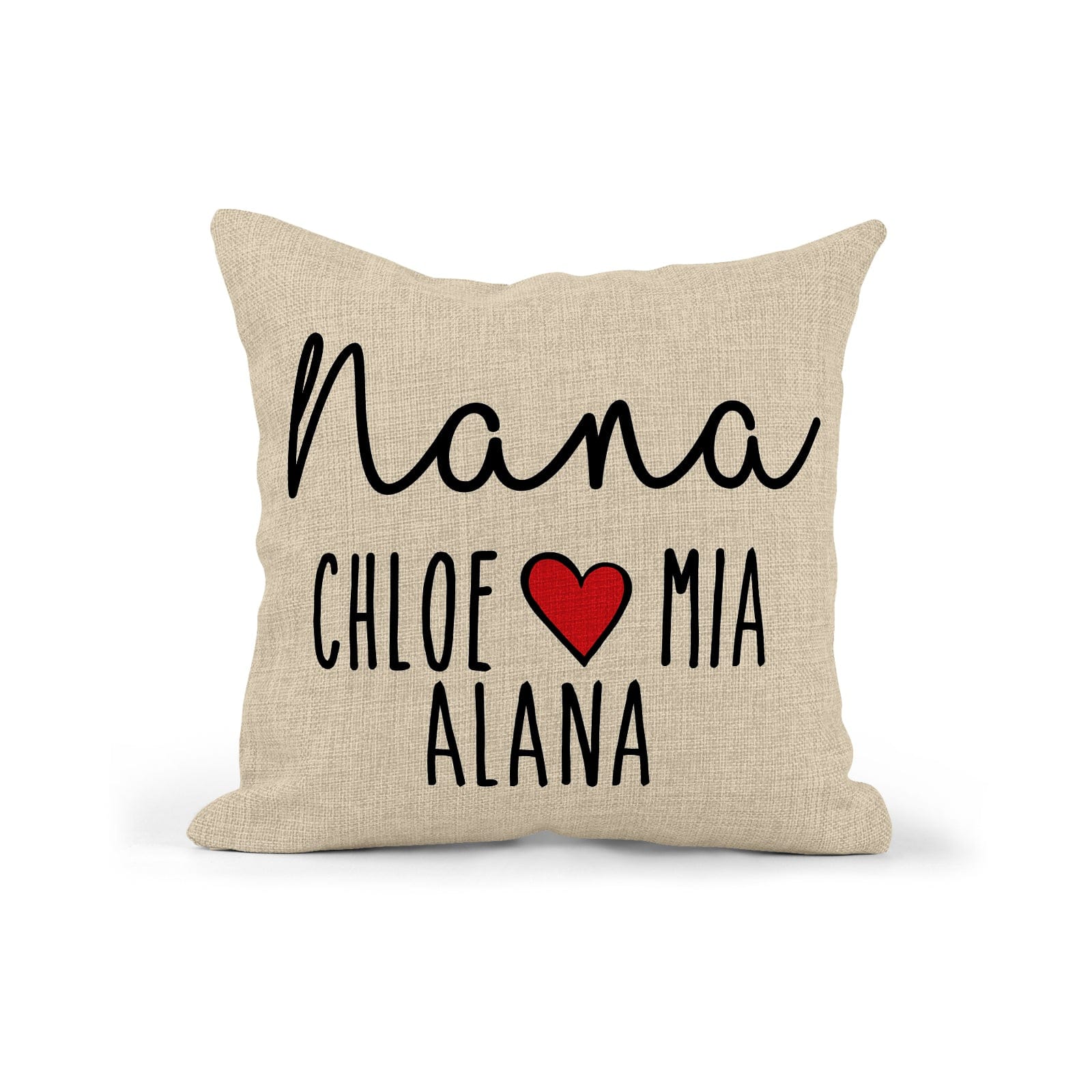 16x16 Grandparent Pillow - Available in Burlap or Linen