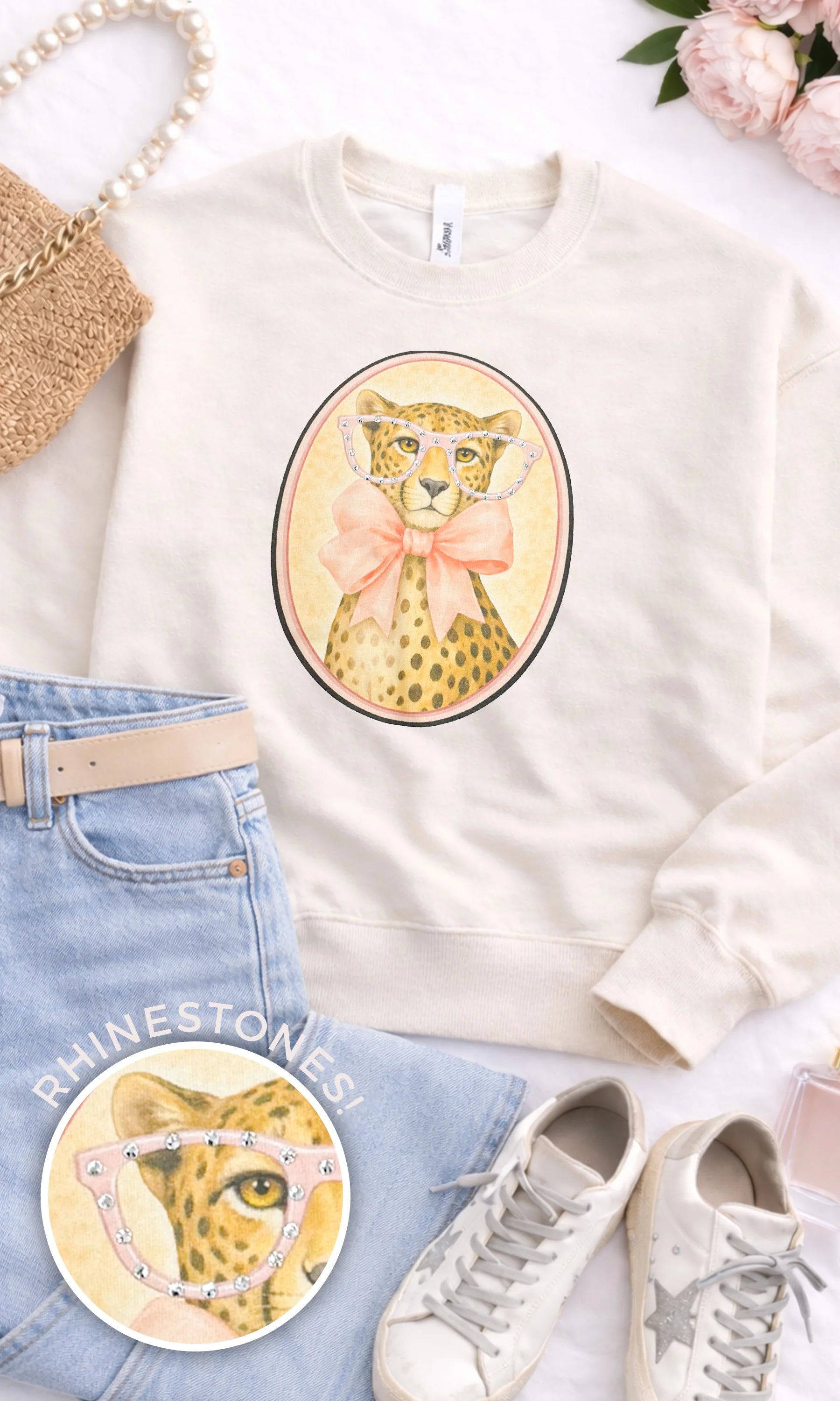 Sitting Pretty Cheetah Sweatshirt-preorder