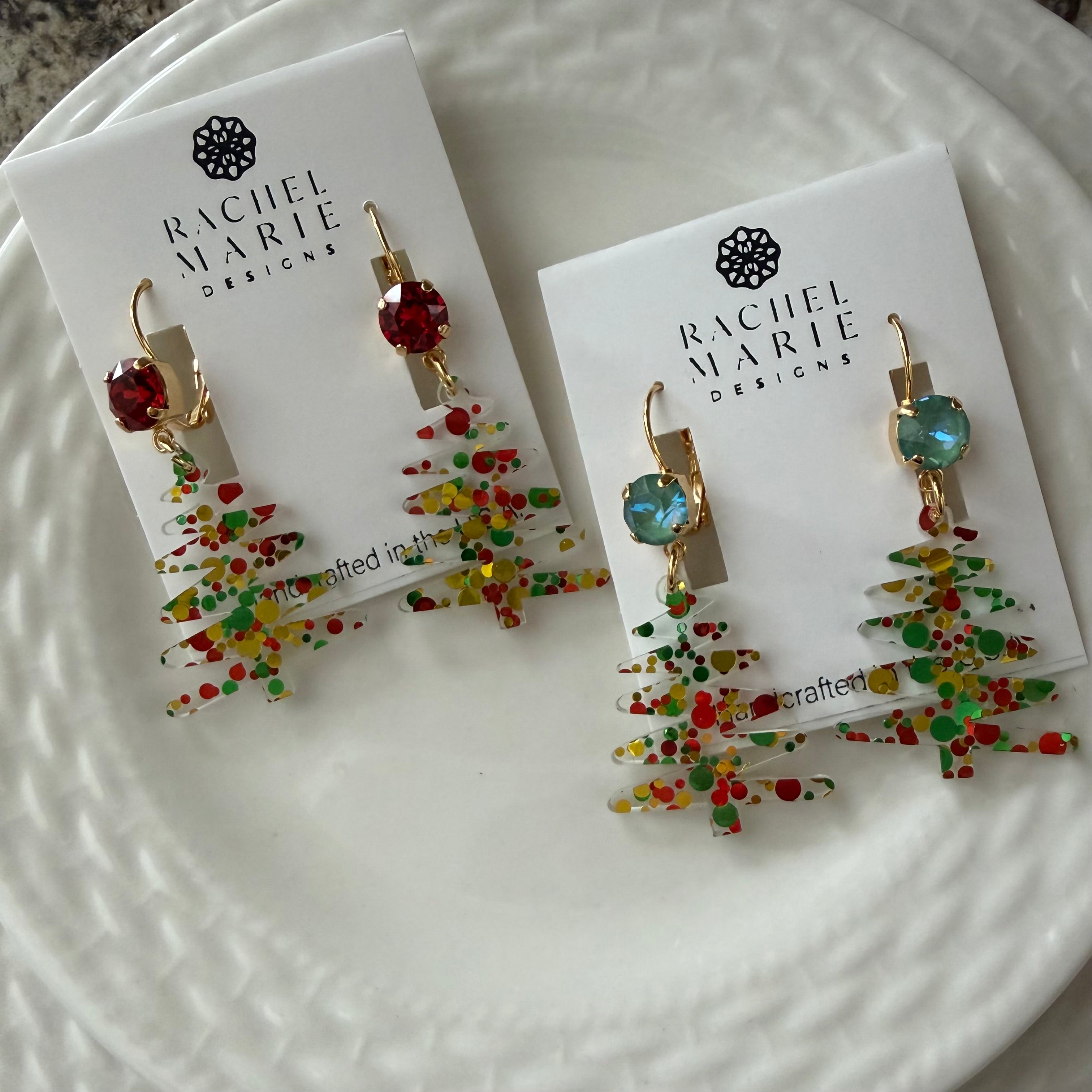 ZIG ZAG TREE EARRING