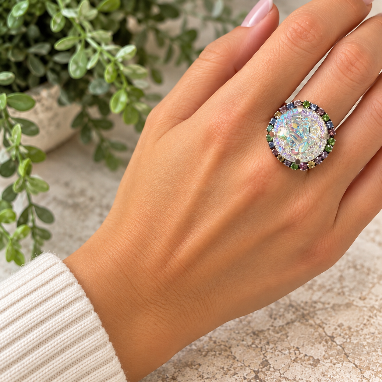 GLACIER CIRCLE RING