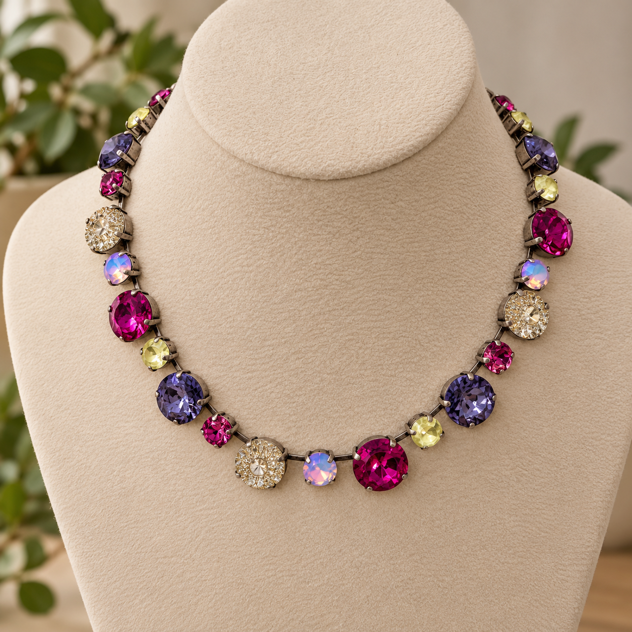 ICE QUEEN FUCHSIA/TANZANITE/SOFT YELLOW