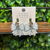 VOLLEY BALL BOW EARRING