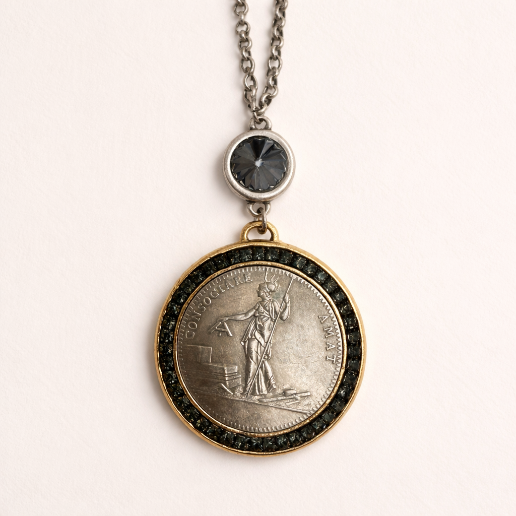 TWO TONE ATHENA NECKLACE