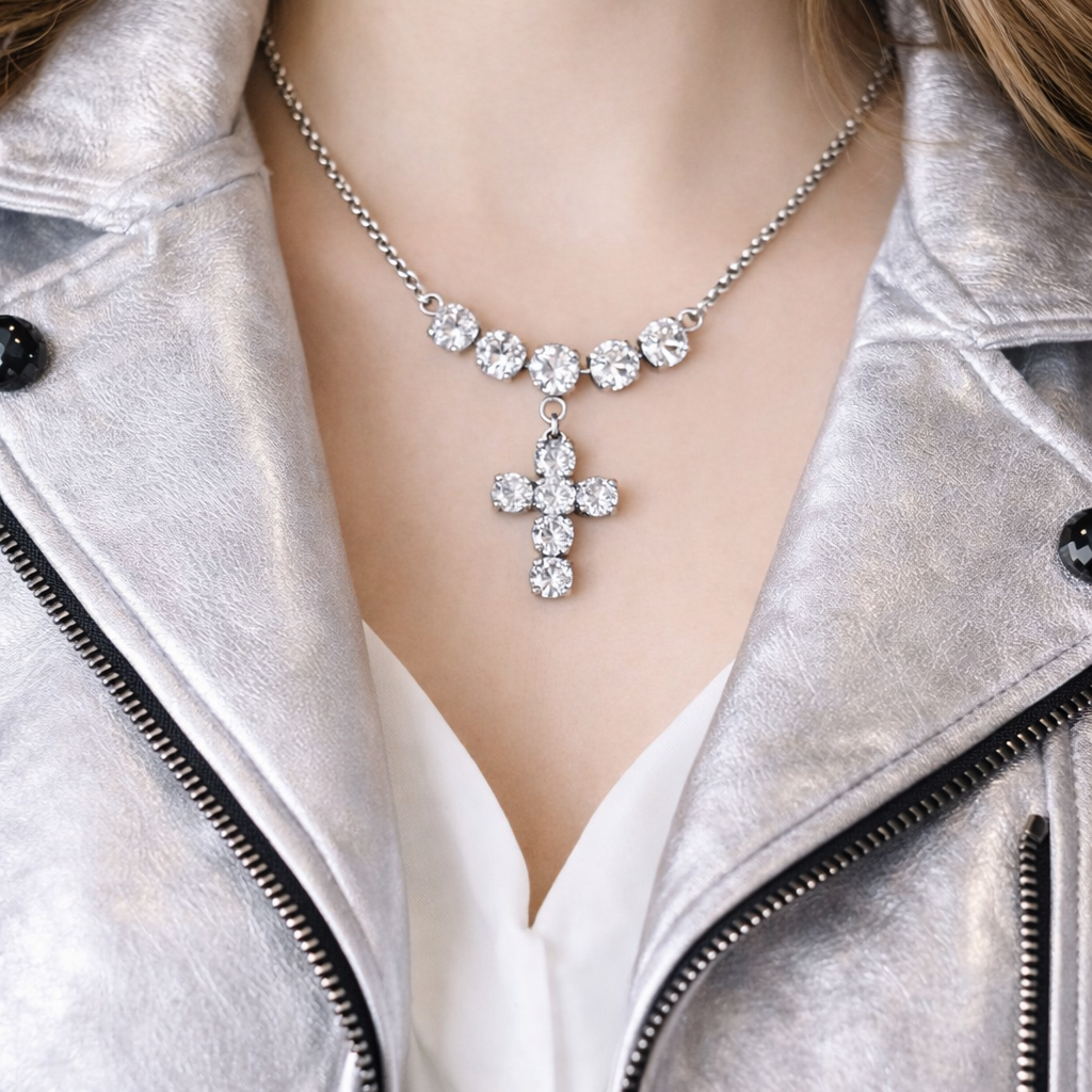 DEVOTED CROSS NECKLACE