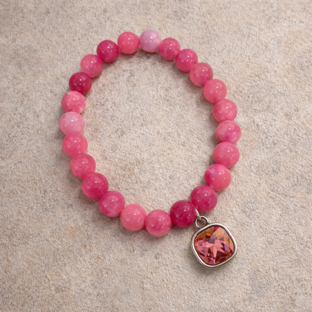 ROSSI STRETCH BRACELET ROSE LEMON ACCENT