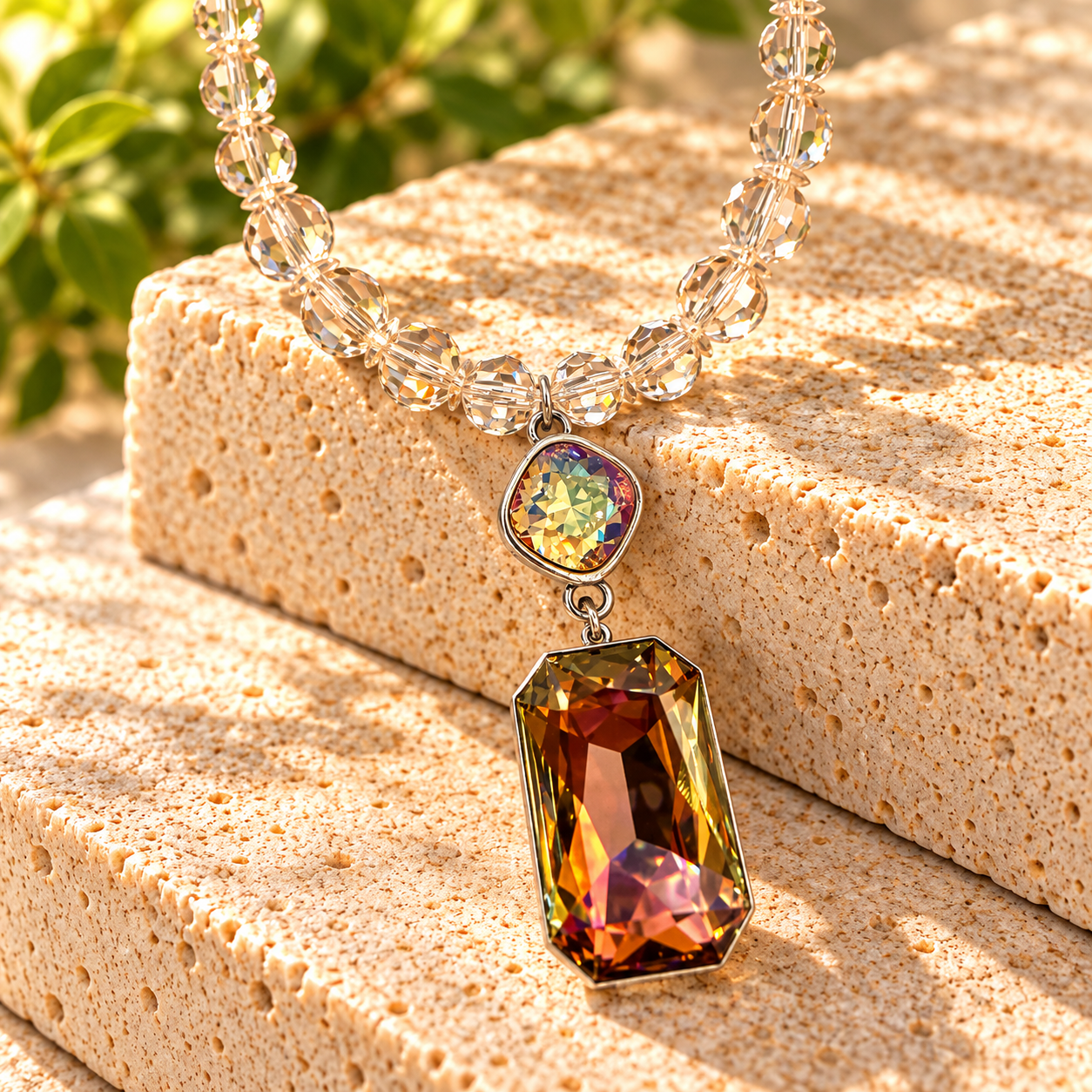CHAMPAGNE TOFFEE NECKLACE