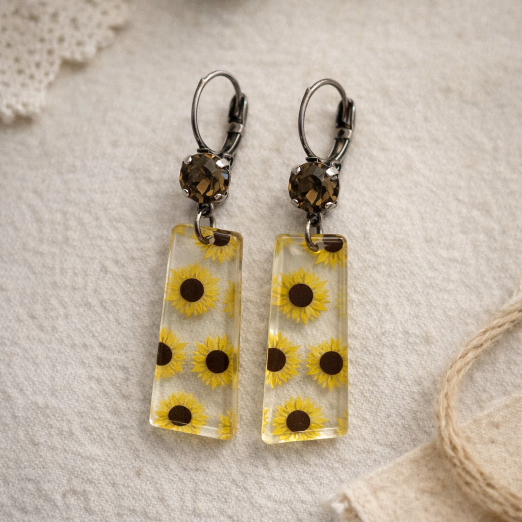 SUNFLOWER FIELD EARRING