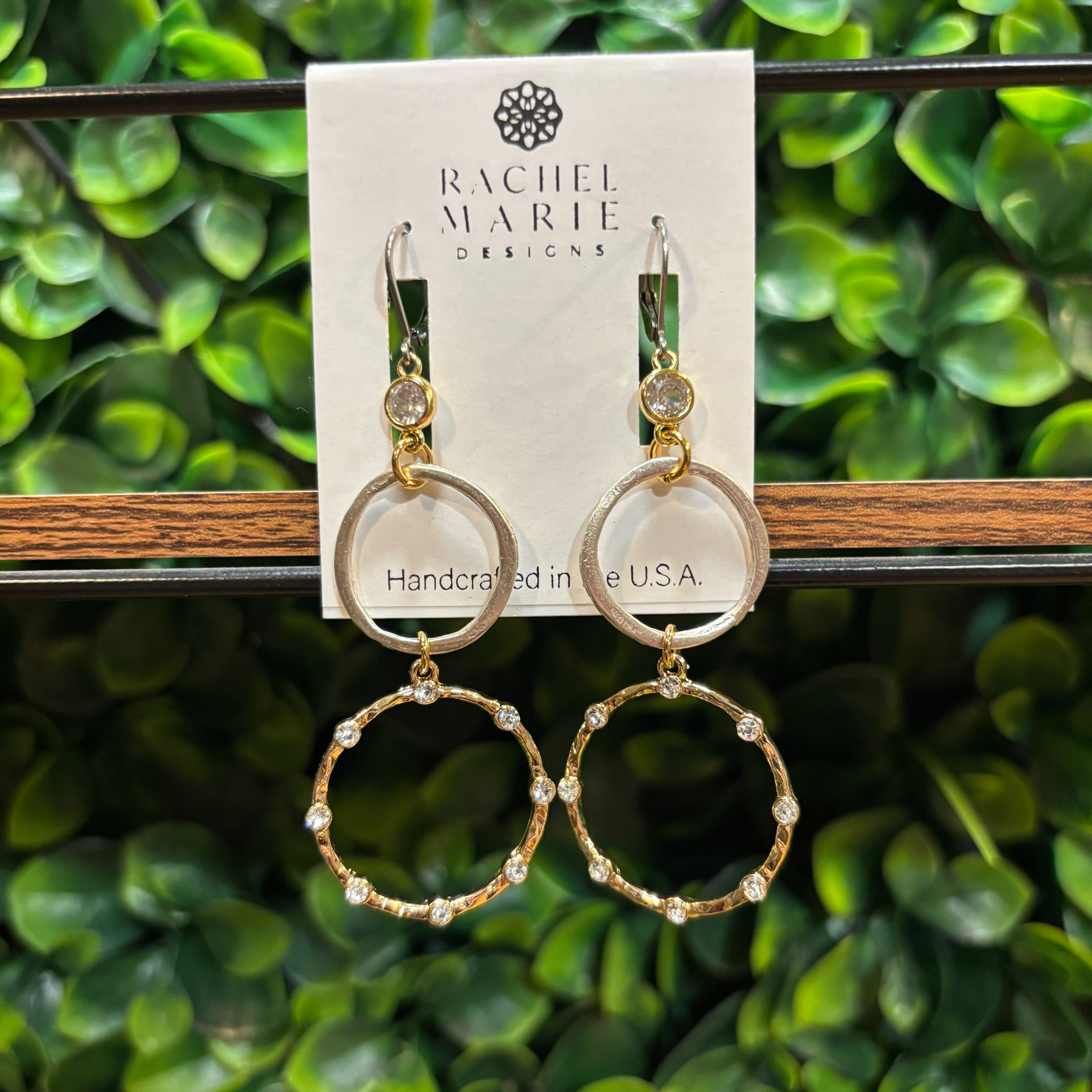 SATURNS RINGS EARRING