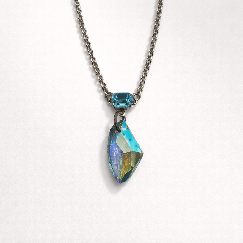 A-SYMMETRIC OCEAN DROP NECKLACE