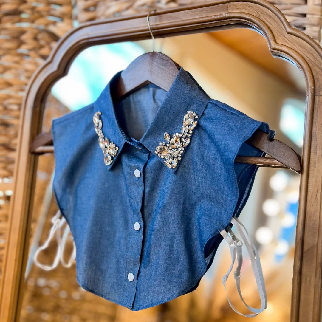 Faux Blouse Collar