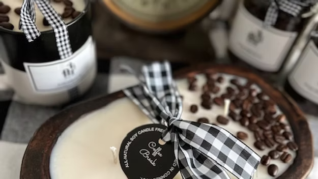 COFFEE DOUGH BOWL CANDLE