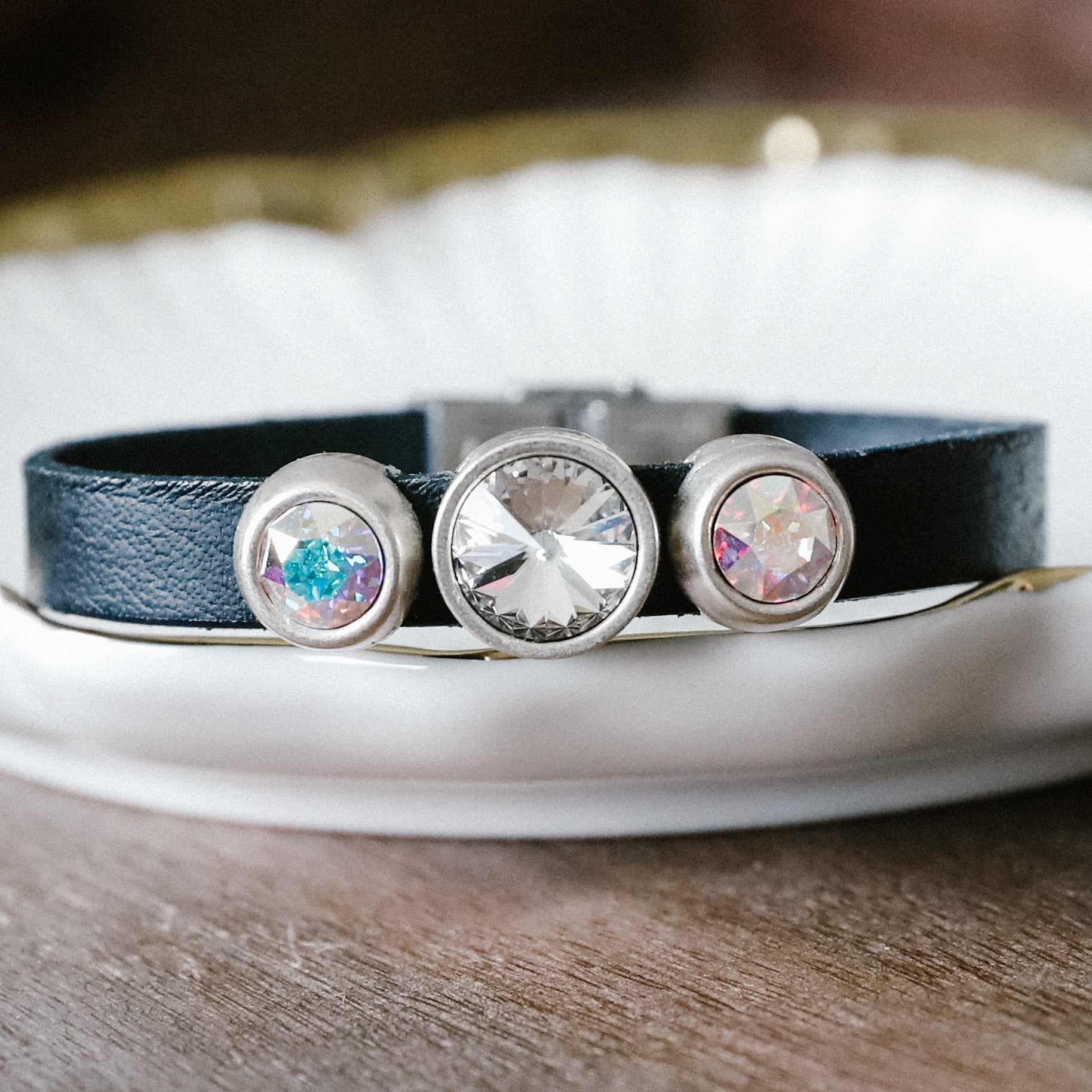 CECE LEATHER BRACELET