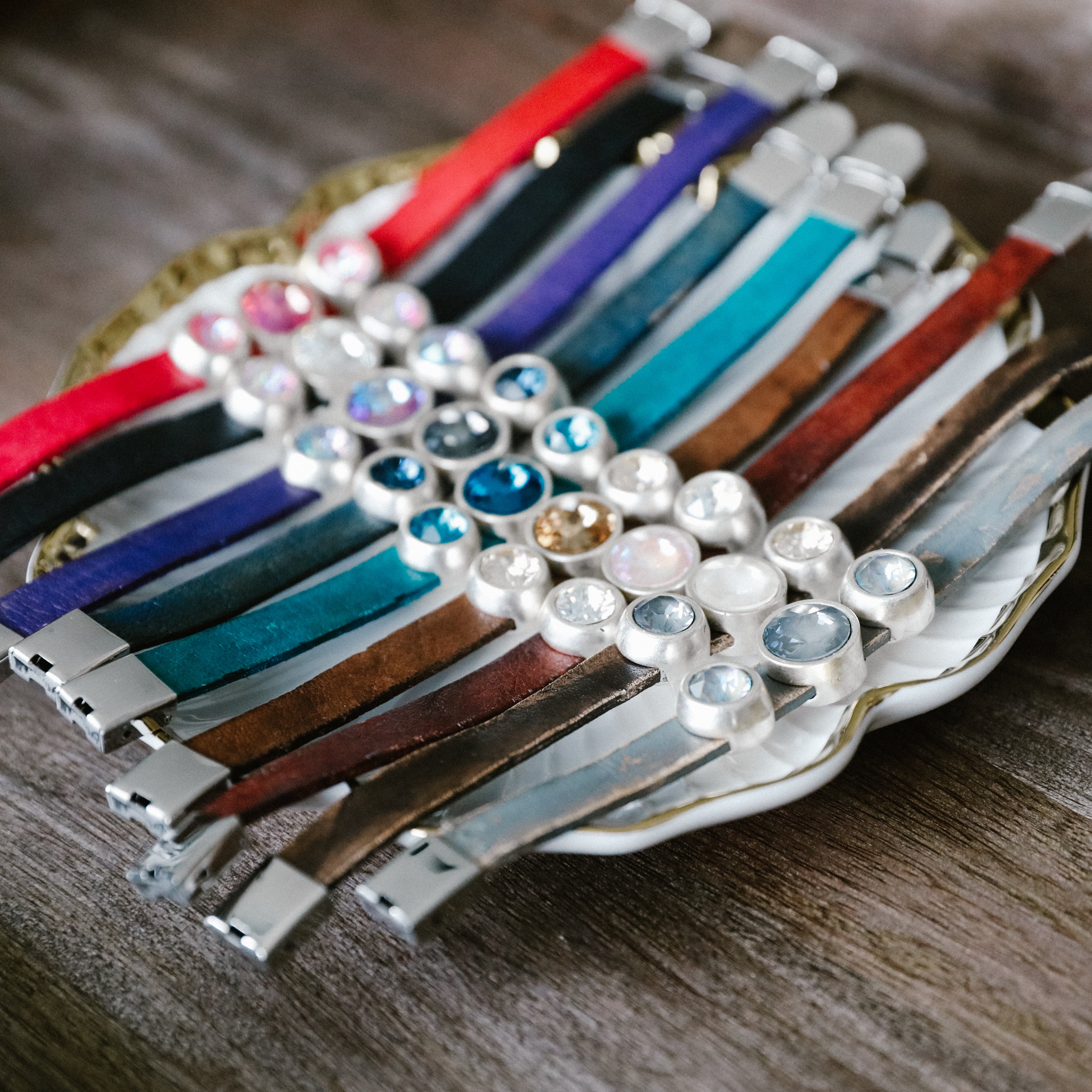 CECE LEATHER BRACELET