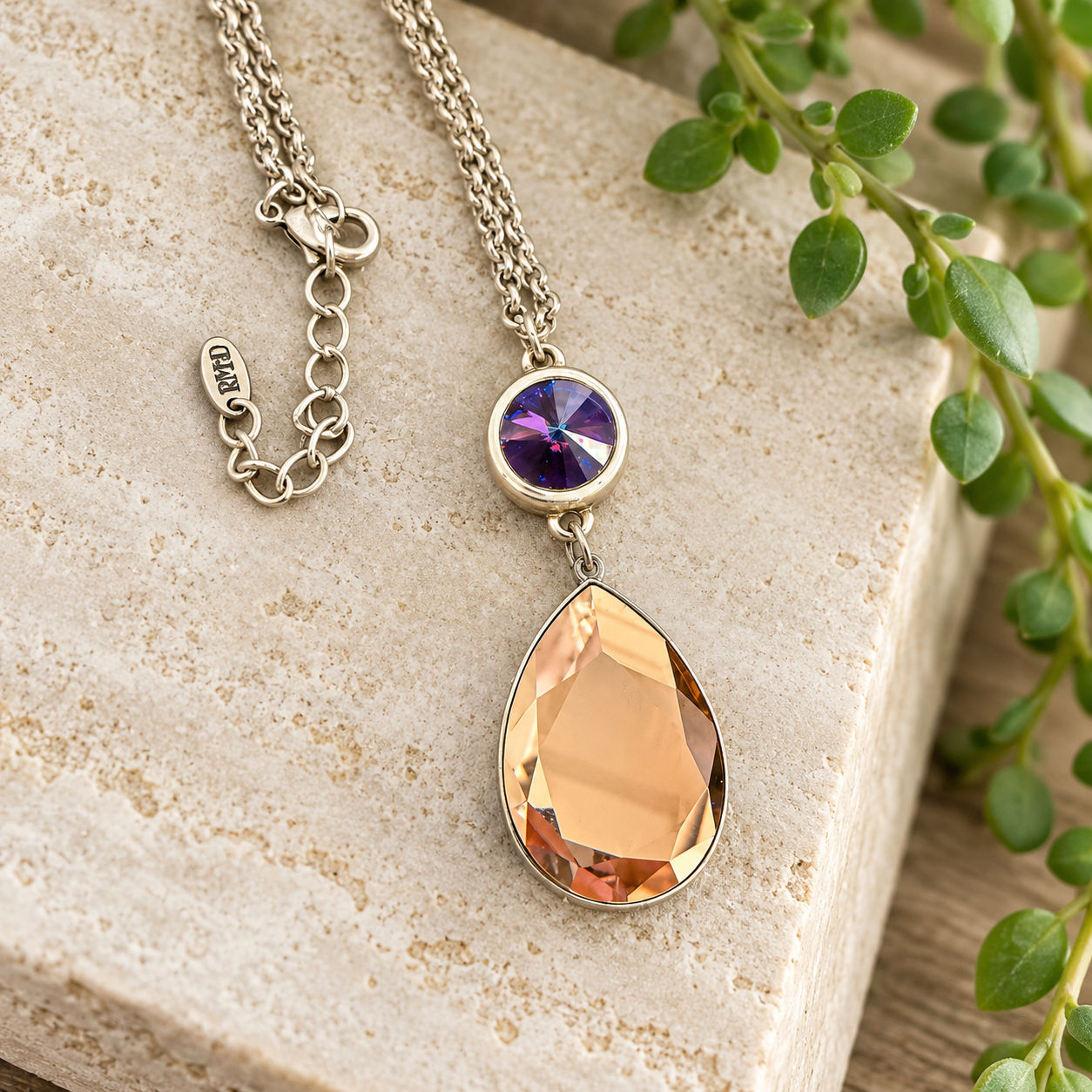 DELCIE NECKLACE MERIDIAN ROSEGOLD