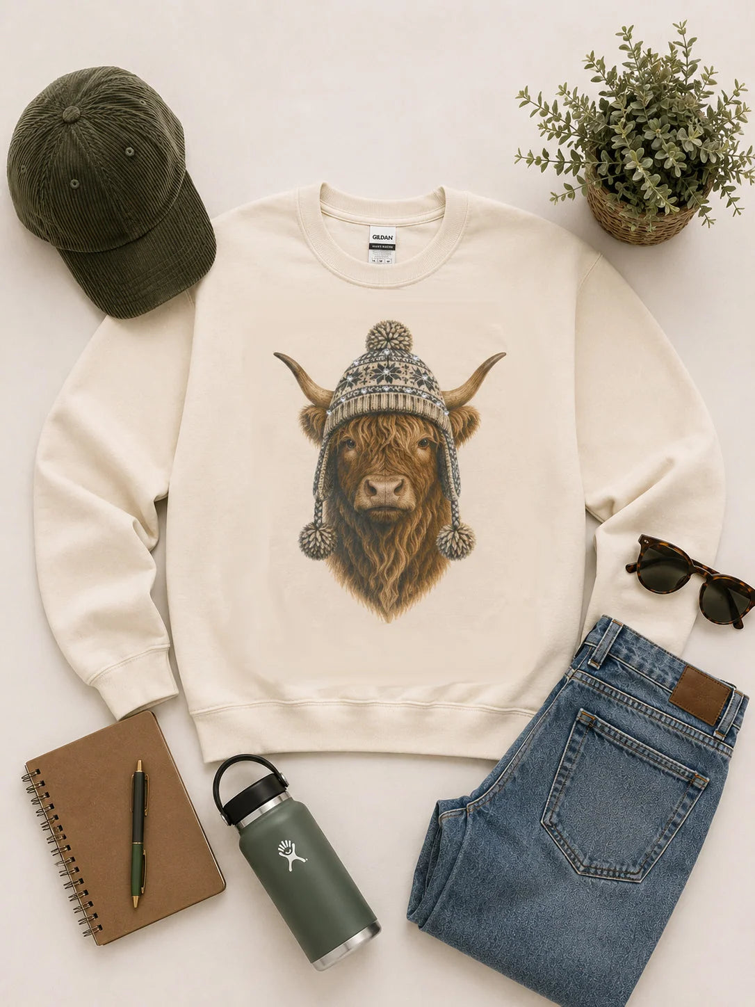 Pre-Order Highland Cow Sweatshirt 3 weeks shipping
