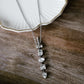 Emma Mixed Media Vertical Pendant Necklace