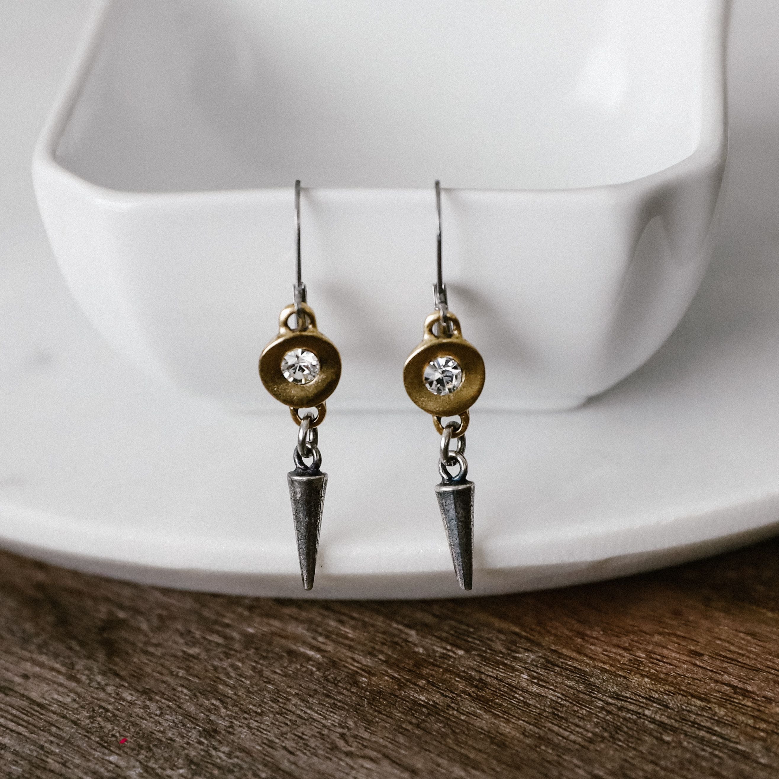 Noblesville Spike Drop Earring