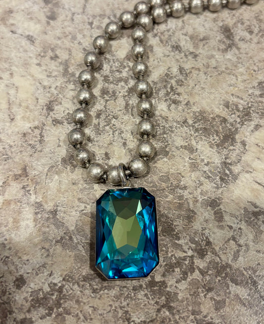 REGGIE BALL CHAIN NECKLACE