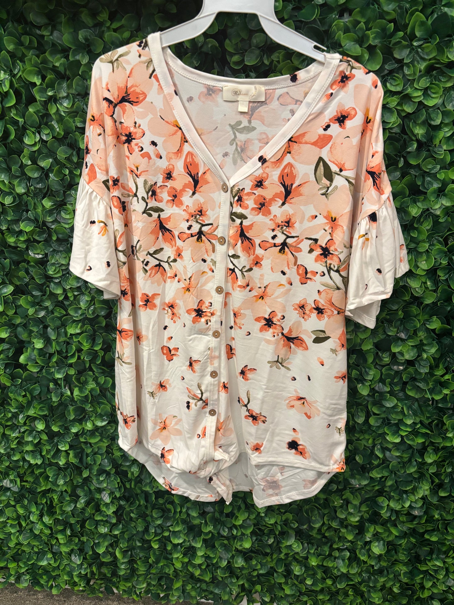 Ruffle Sleeve Top