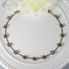 IMPROV SCATTERED CRYSTAL EDGY GLAM NECKLACE