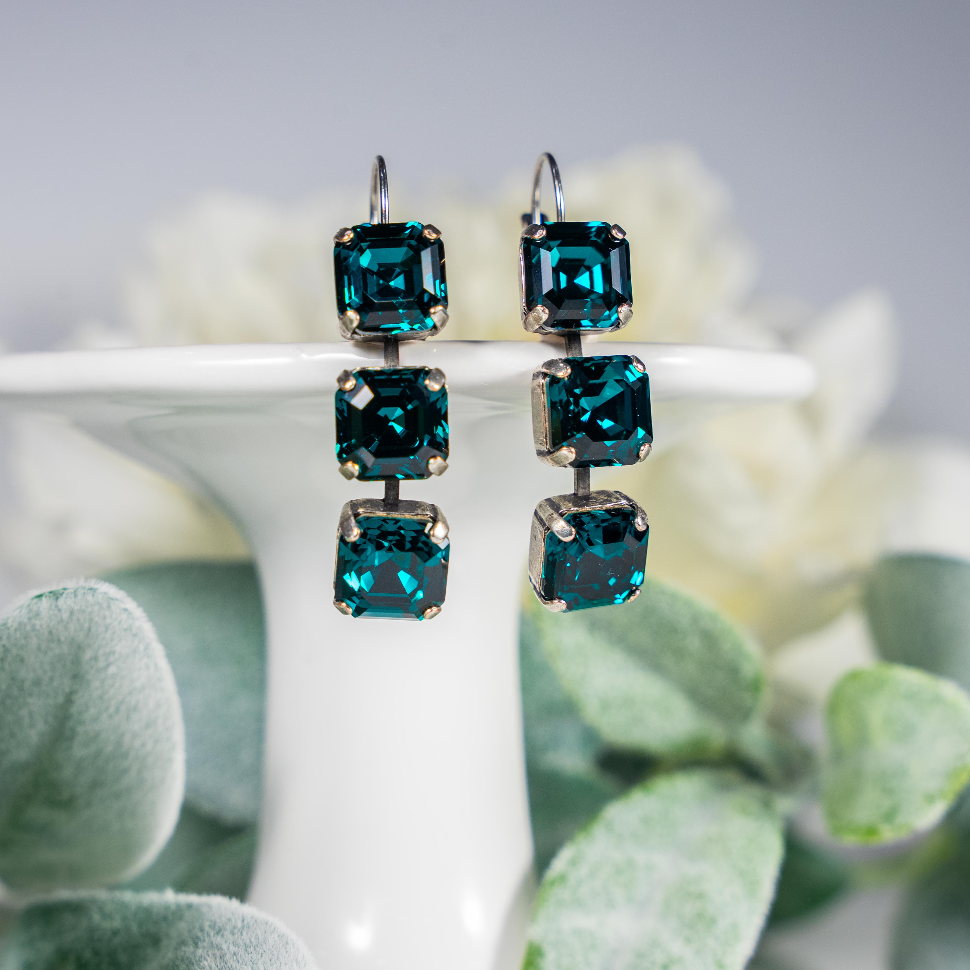 INNA IMPERIAL CRYSTAL DROP EARRING