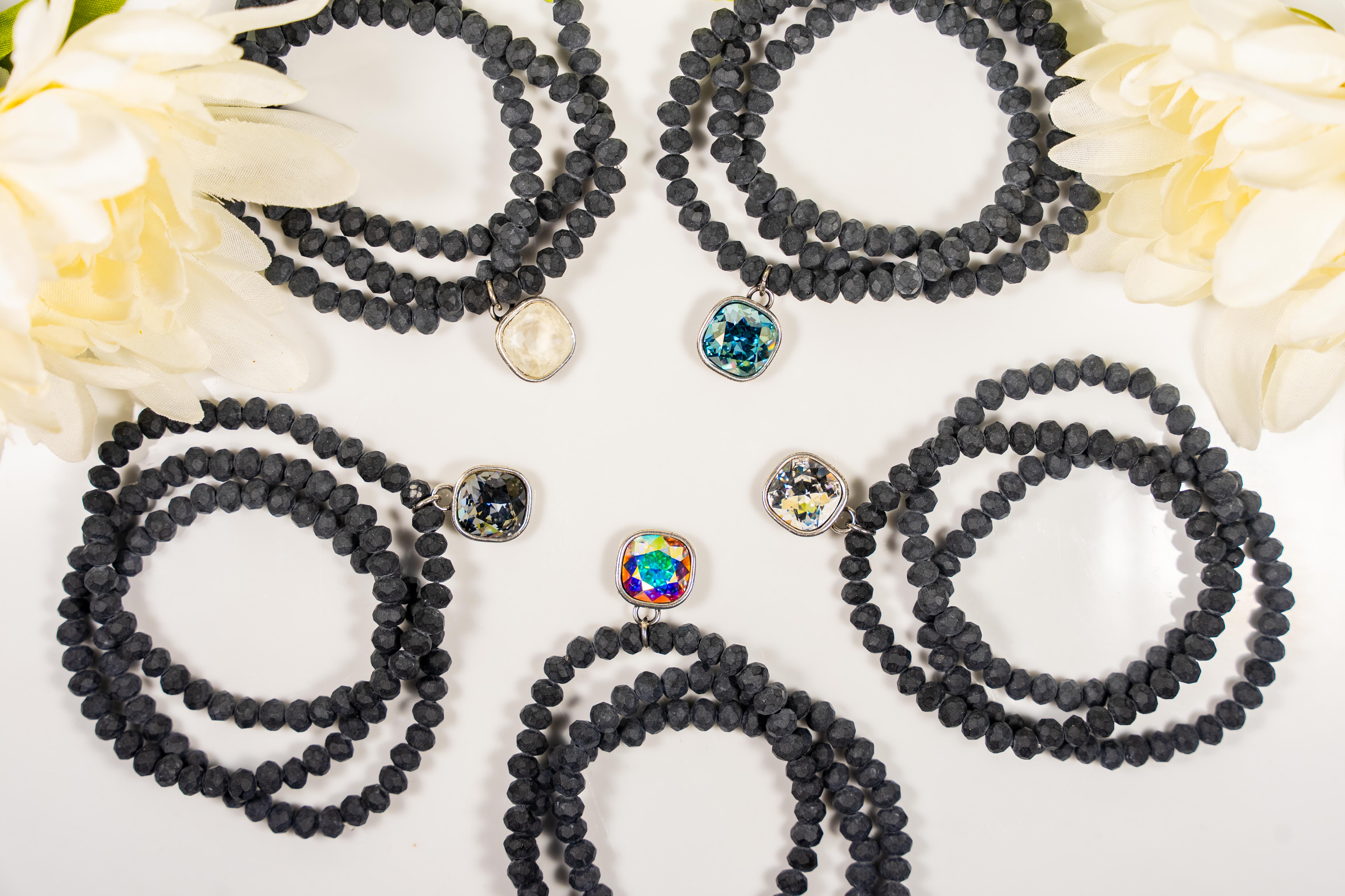 JERSEY SHORE BRACELET MATTE BLACK