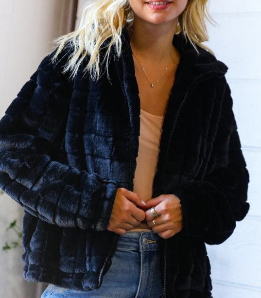 FASHION MAVEN FURRY JACKET
