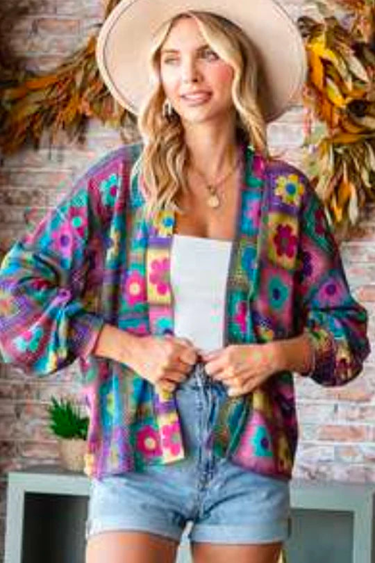 PATCHWORK STORY CARDIGAN