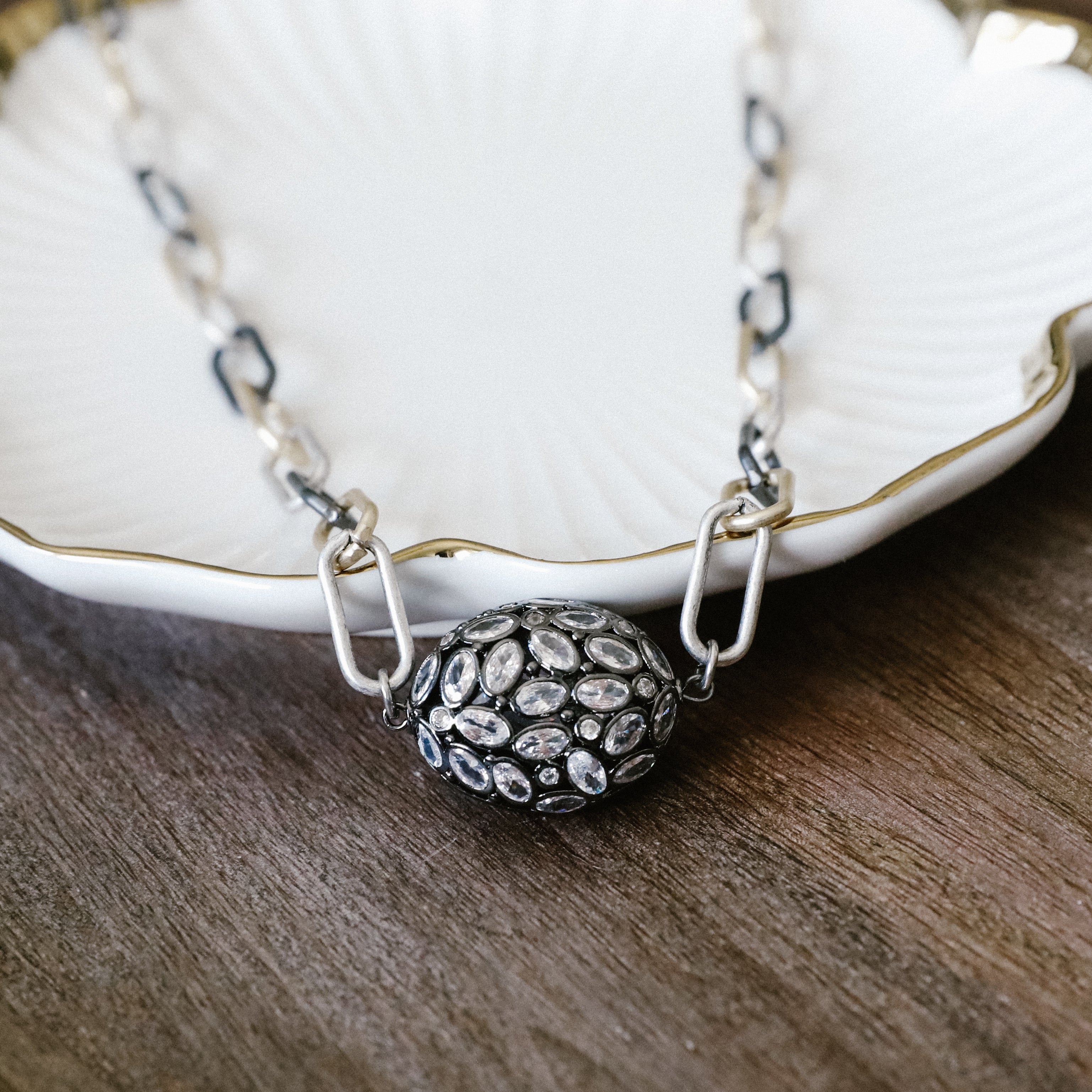 PHOENIX TRI METAL NECKLACE