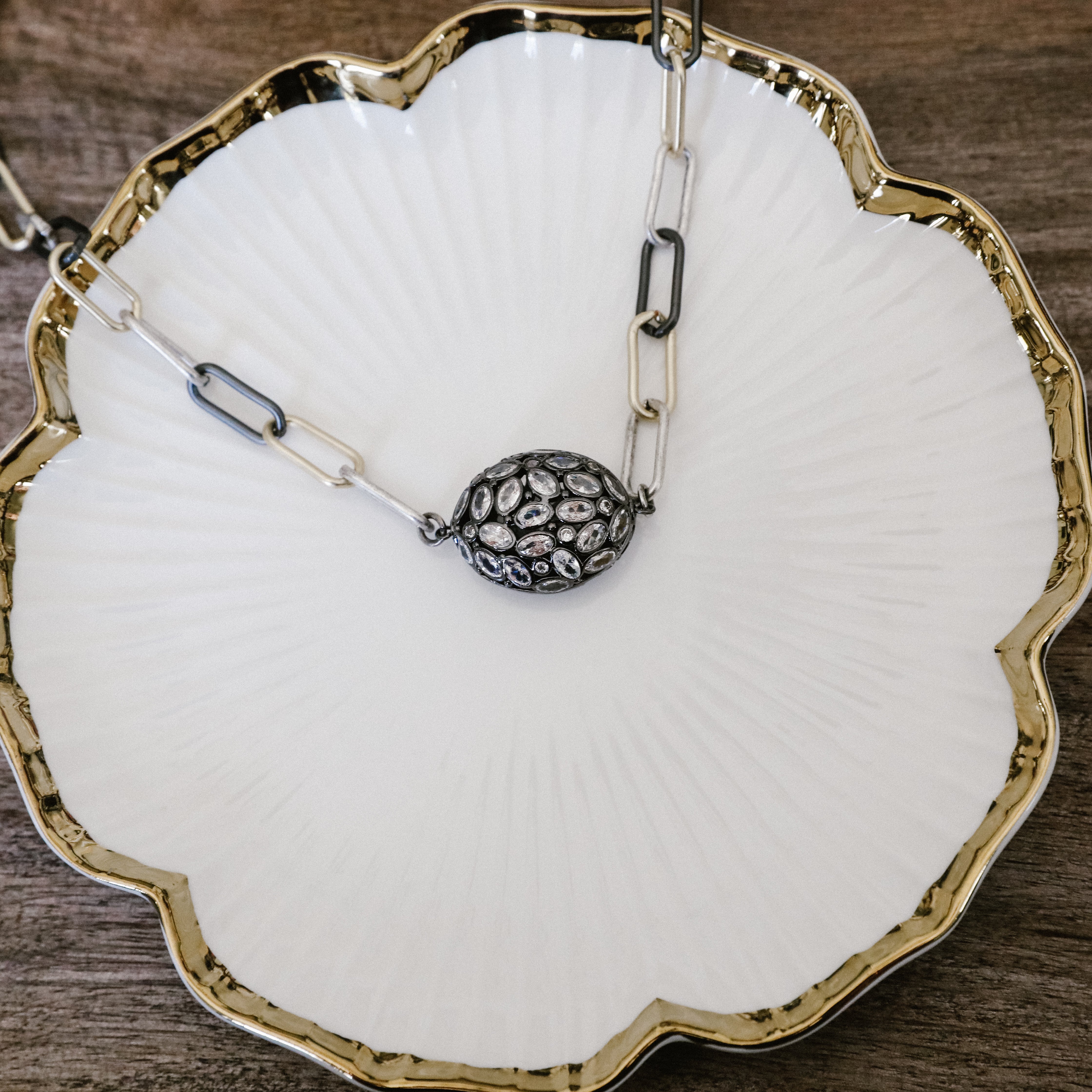 PHOENIX TRI METAL NECKLACE