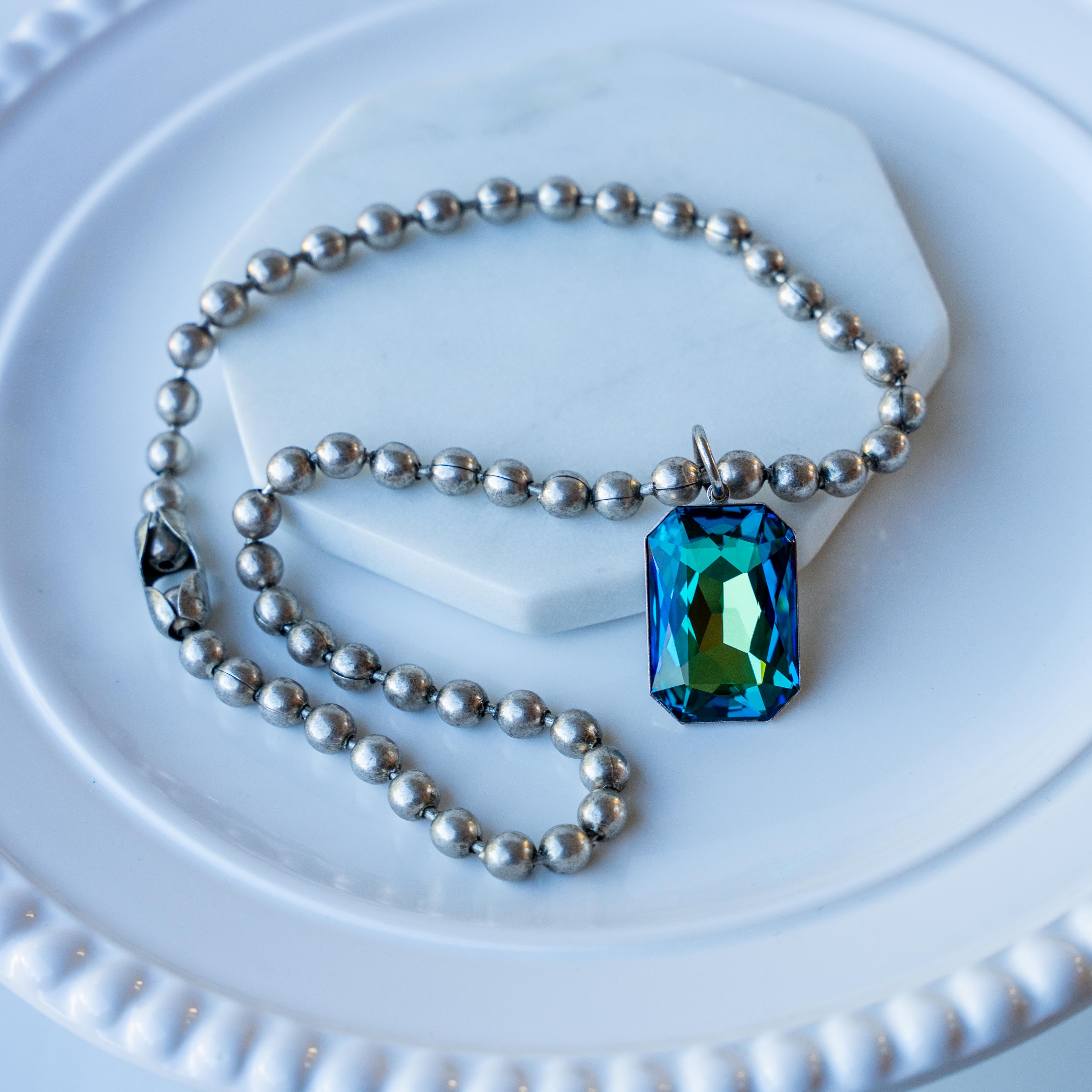 REGGIE BALL CHAIN NECKLACE