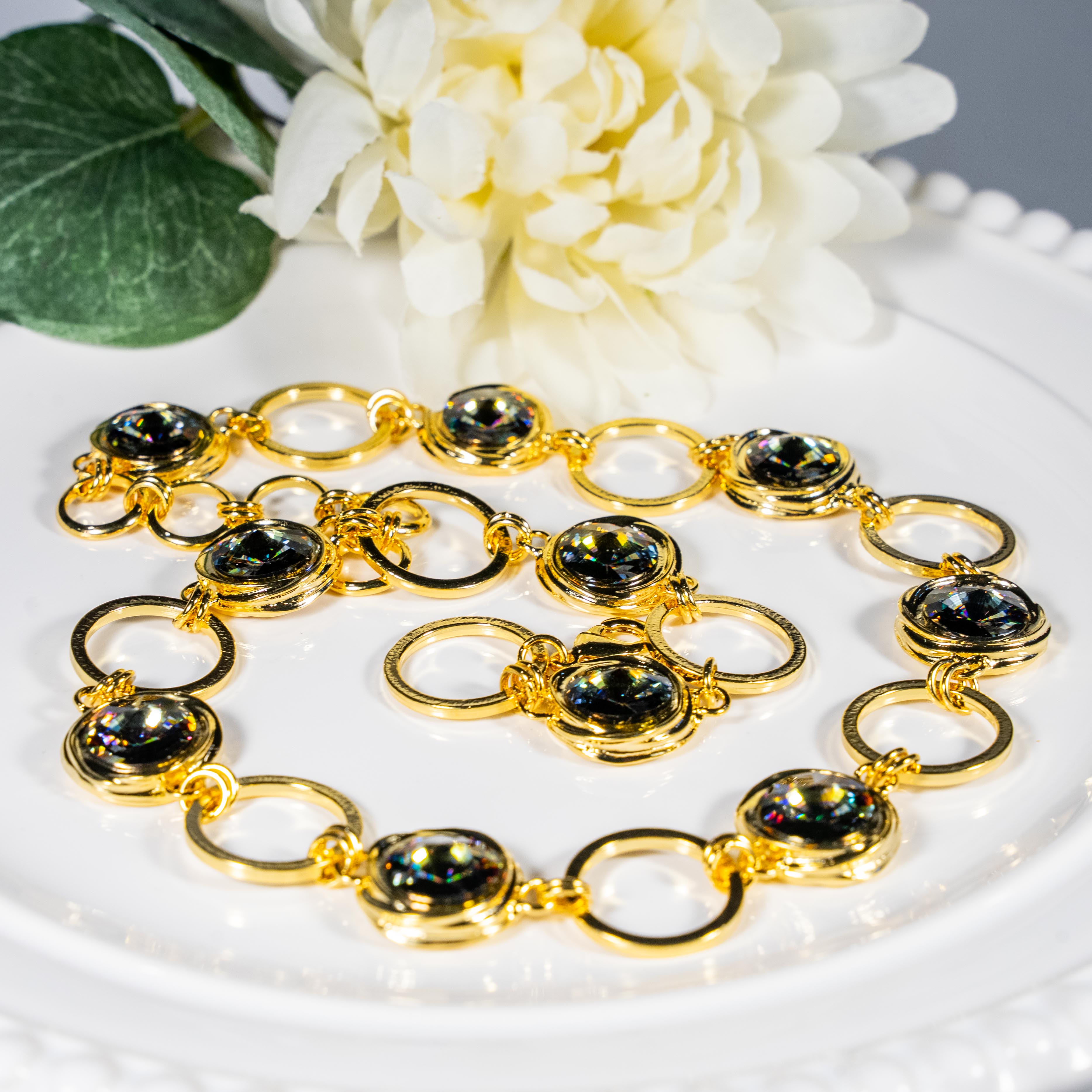 RYLAND GOLD PEACOCK NECKLACE