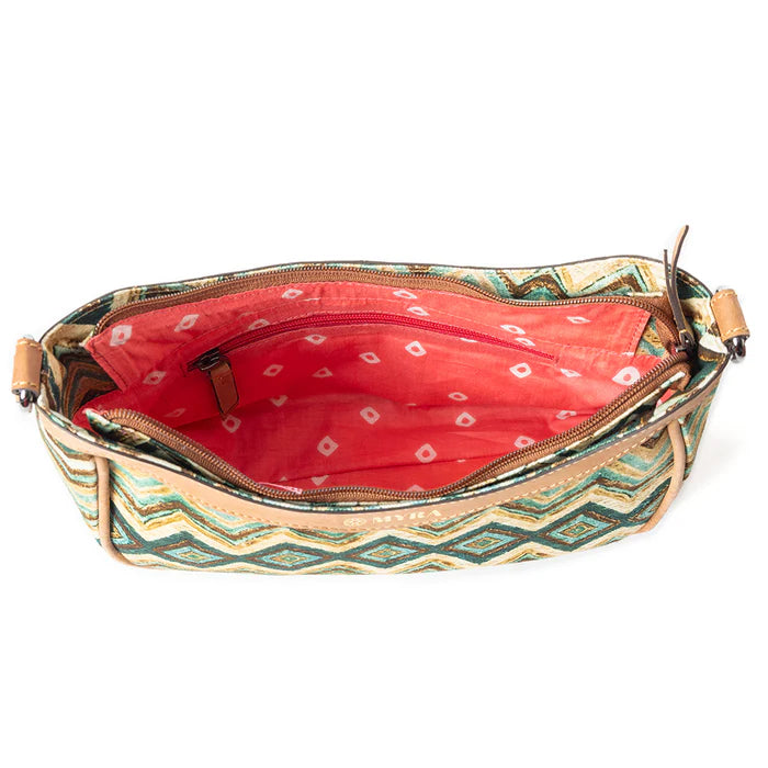 HARVEST CHEVRON HANDBAG