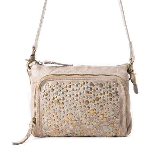 MYRA MOSSVEIL LEATHER HANDBAG