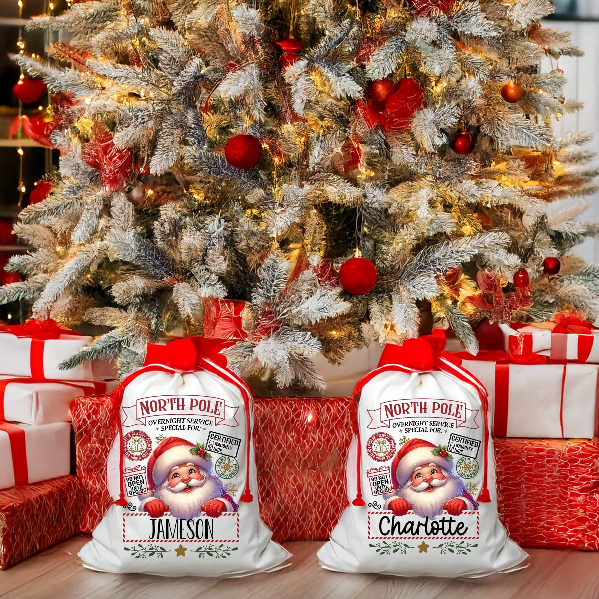 Jolly Santa Santa Sack