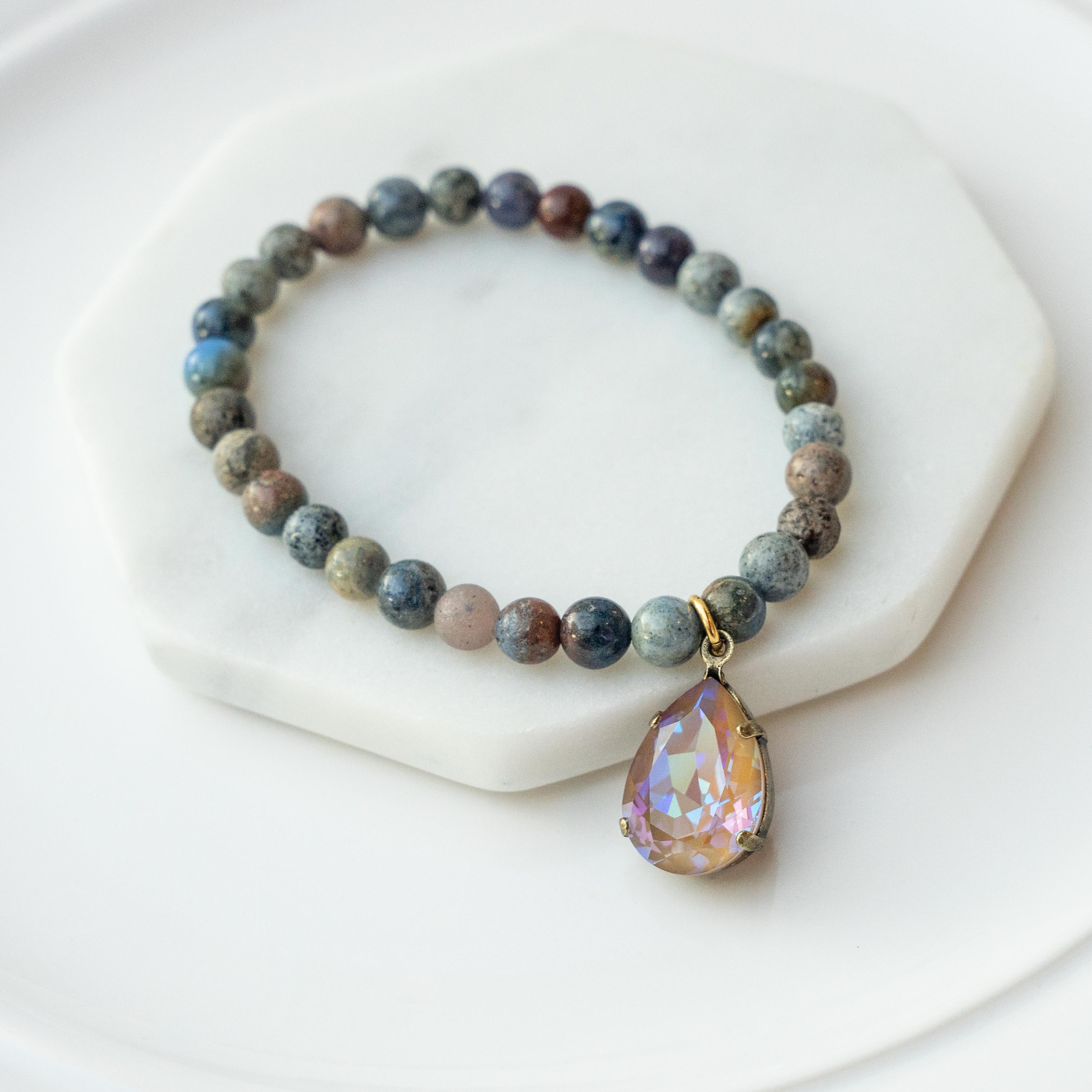 STRETCHTASTIC DENIM CAPPUCINO BRACELET