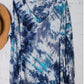 V-NECK WAFFLE KNIT TIE DYE