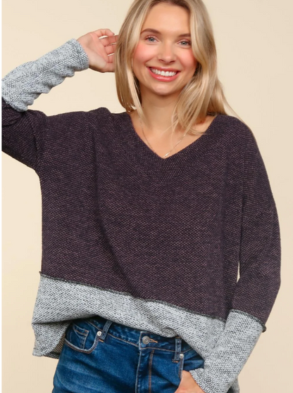 Tyler Two Tone Top