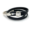 COCO LEATHER WRAP BRACELET