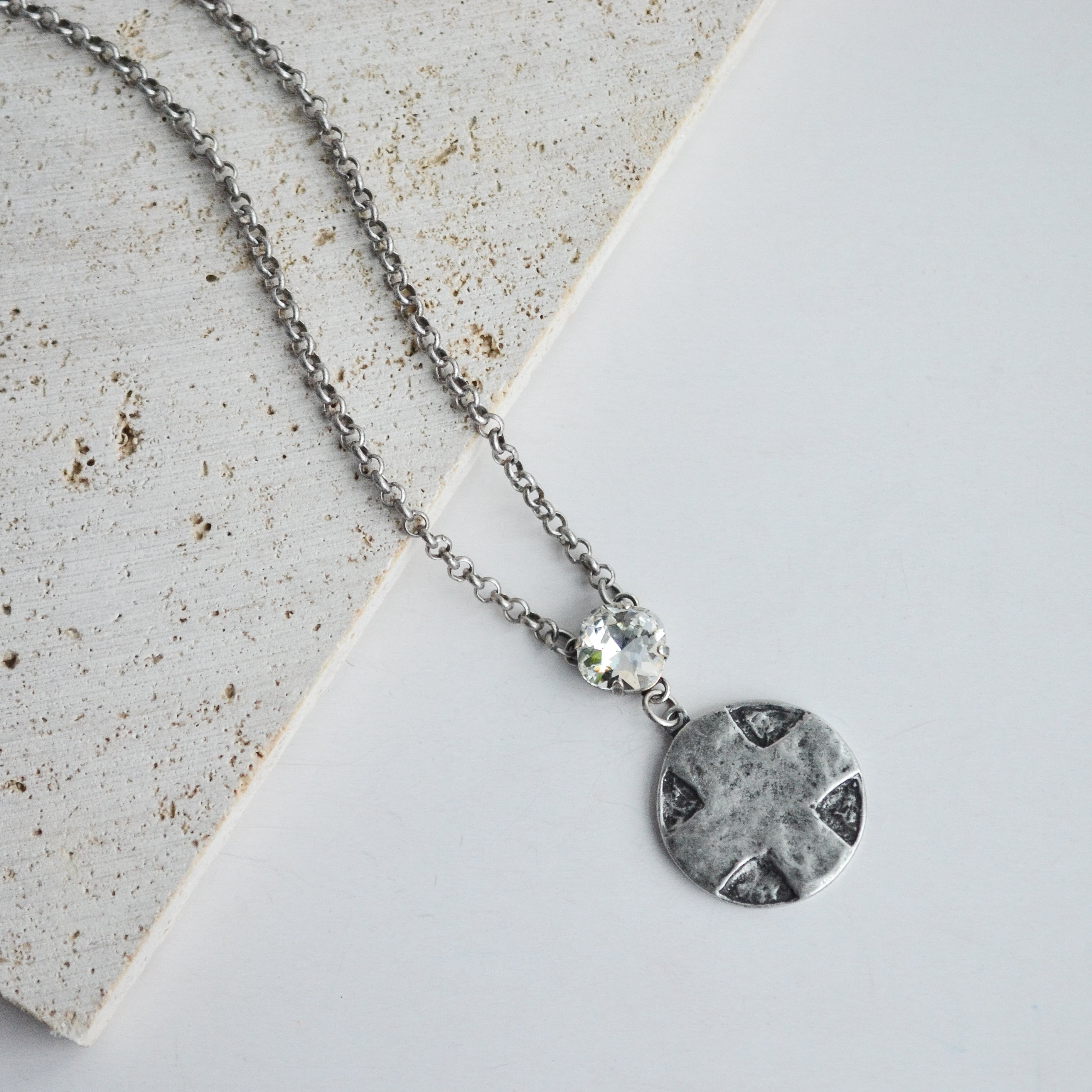 The Lords Prayer Cross Pendant Necklace - New in Beautiful Velvet Gift Box  | eBay