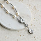 MARSEILLE FRESHWATER PEARL NECKLACE WITH CRYSTAL PENDANT